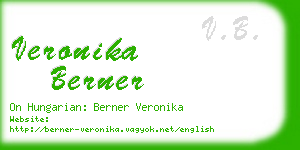 veronika berner business card